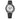 Omega Speedmaster watch with black strap on a white background