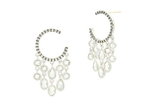 Freida Rothman Industrial Finish Earrings