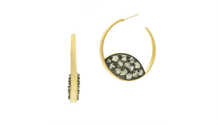 Freida Rothman Hoop Earrings