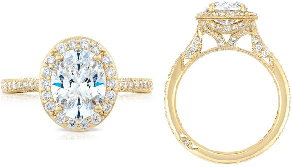 TACORI Yellow Gold Engagement Rings from Lewis Jewelers