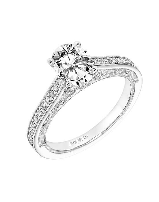 ArtCarved White Gold Engagement Ring