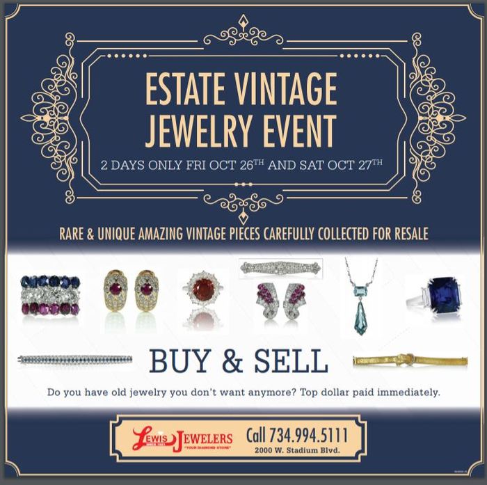 Estate Vintage Jewelry Event