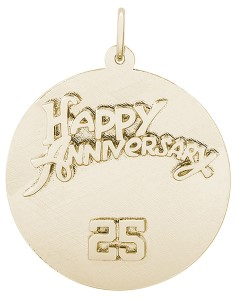 Happy Anniversary Charm by Rembrandt Charms