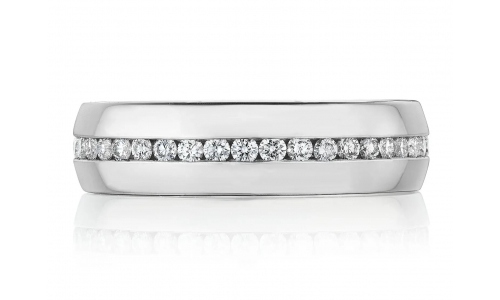 TACORI Diamond and Platinum Wedding Band