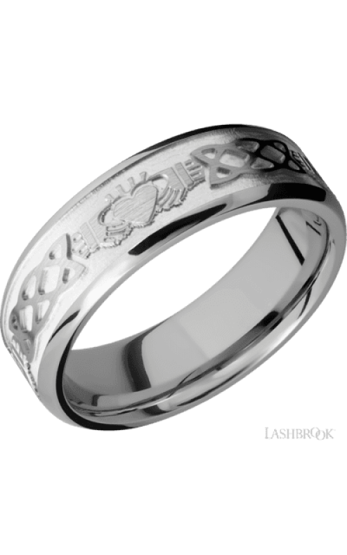 Lashbrook Wedding Band  7BCLADDAGHCELTIC