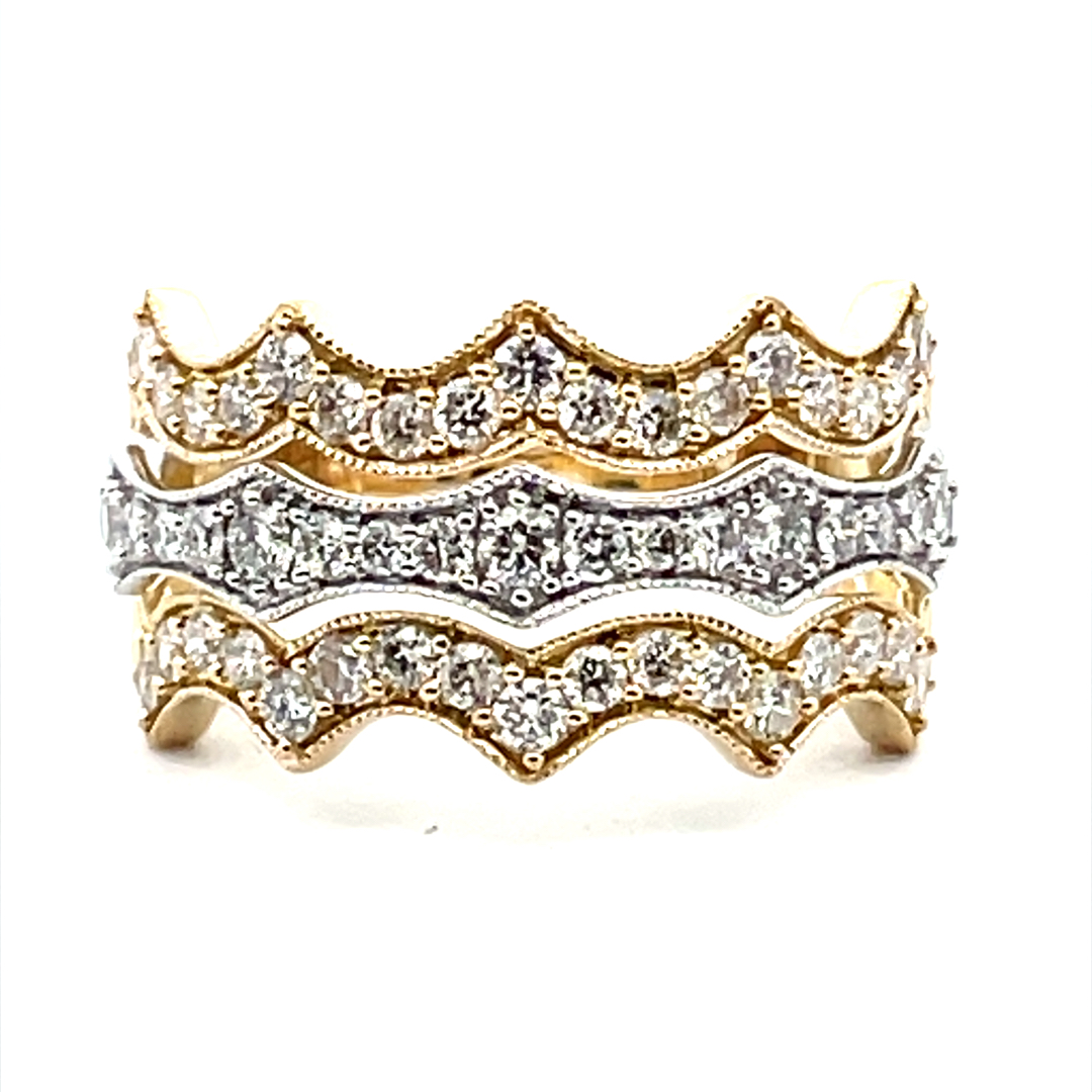 Empreinte Large Ring, White Gold - Jewelry - Categories