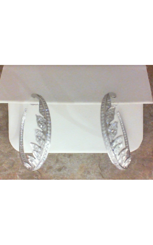 Diamond Hoop Earring