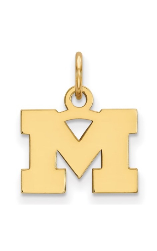 The Collegiate Collection University of Michigan Extra Small 14K Yellow Gold Block M Pendant/Charm The Collegiate Collection University of Michigan Extra Small 14K Yellow Gold Block M Pendant/Charm